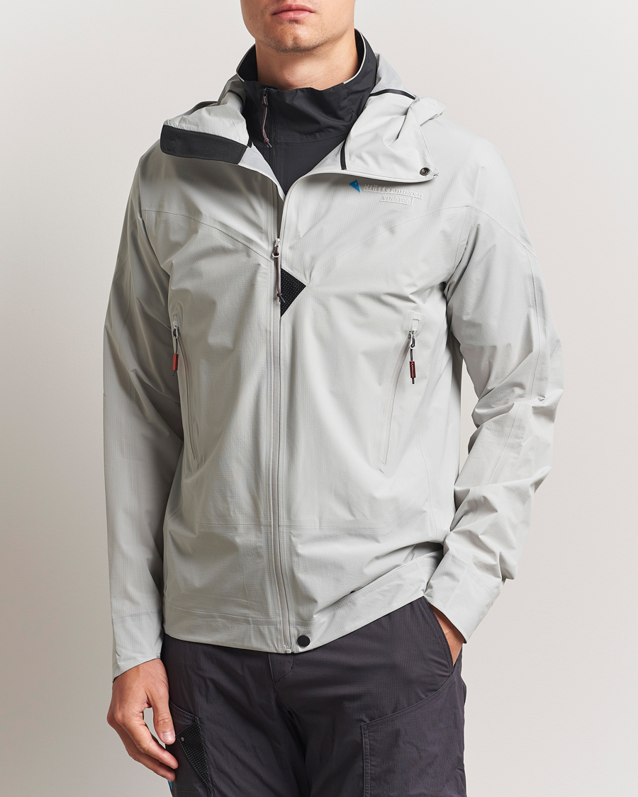 Heren | Jassen | Klättermusen | Vingtor Hooded Shell Jacket Moon