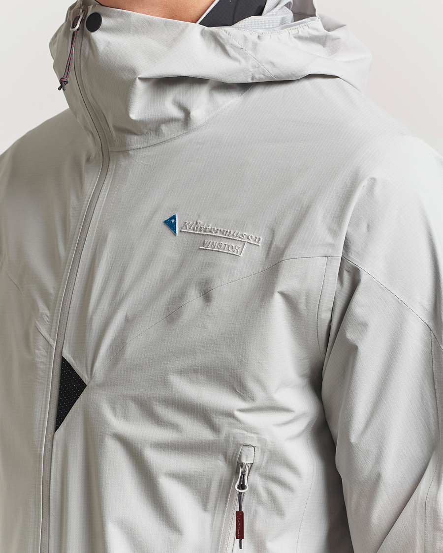 Heren | Jassen | Klättermusen | Vingtor Hooded Shell Jacket Moon