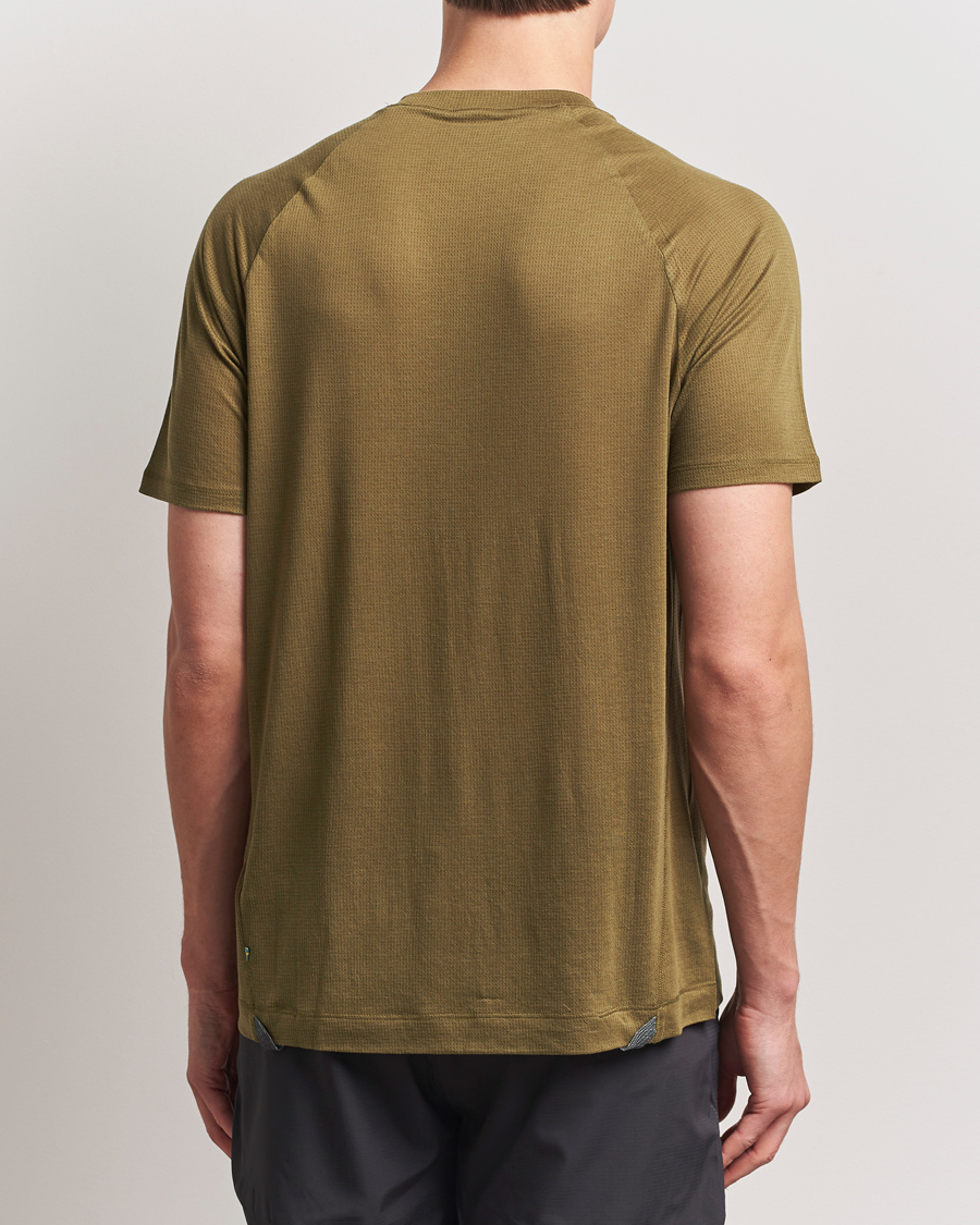 Heren | T-shirts | Klättermusen | Groa Short Sleeve T-Shirt Olive