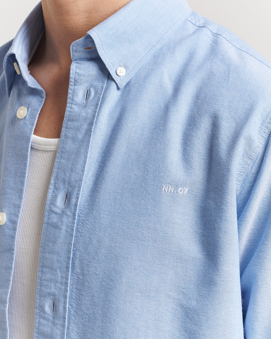 Heren | Overhemden | NN07 | Colby Oxford Shirt Light Blue