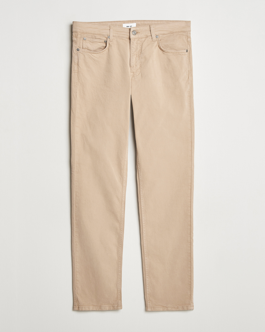 Heren | Broeken | NN07 | Tony 5-Pocket Pants Khaki Beige