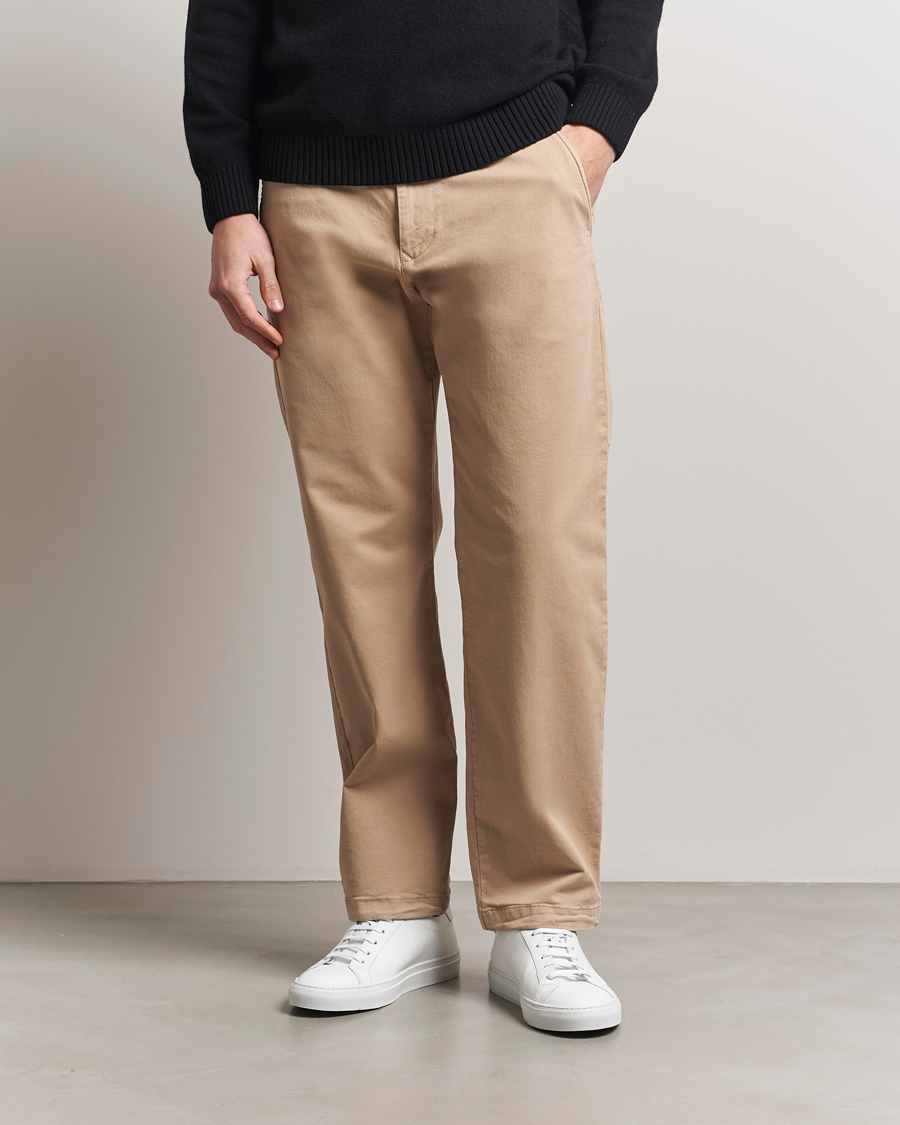 Heren | Broeken | NN07 | Aden Regular Fit Chinos Khaki Beige