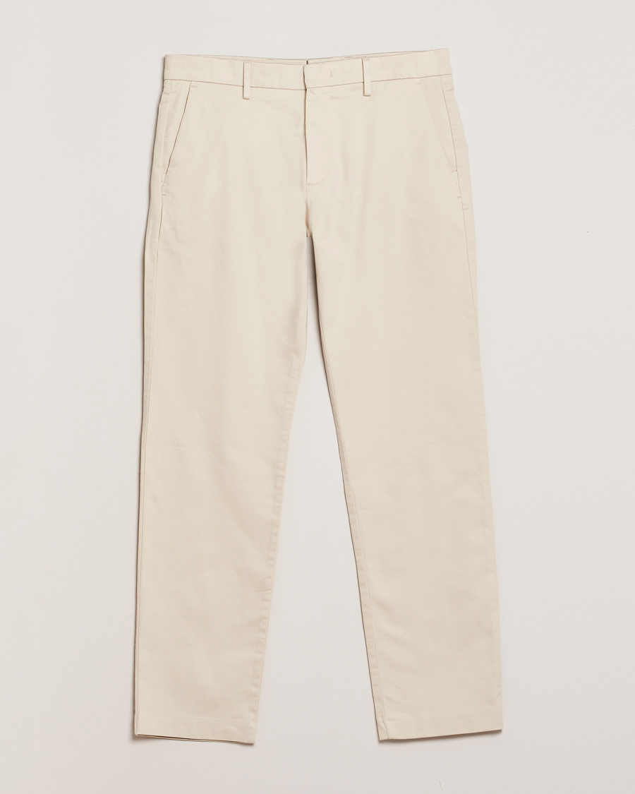 Heren | Broeken | NN07 | Theo Regular Fit Stretch Chinos Ivory