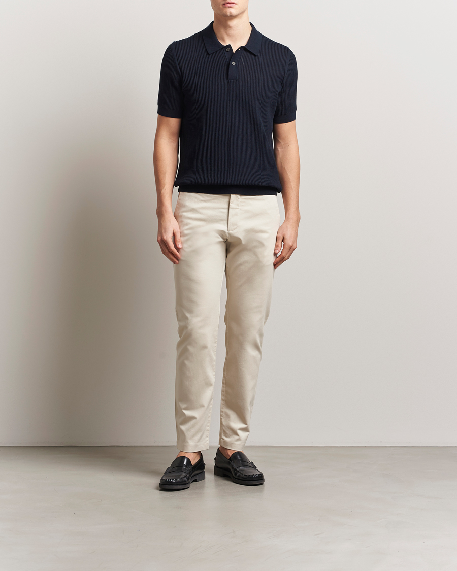 Heren | Broeken | NN07 | Theo Regular Fit Stretch Chinos Ivory