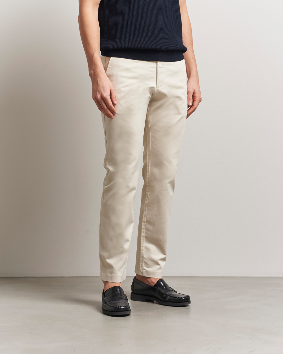 Heren | Broeken | NN07 | Theo Regular Fit Stretch Chinos Ivory