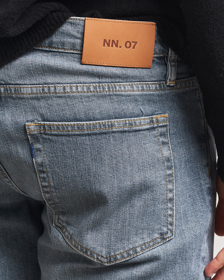 Heren | Jeans | NN07 | Tony Slim Fit Stretch Jeans Ice Blue