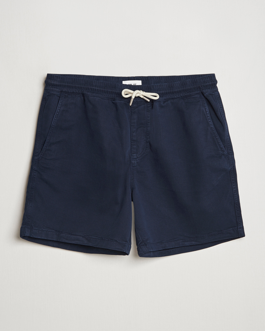 Heren | Korte broek | NN07 | Gregor Drawstring Shorts Navy Blue