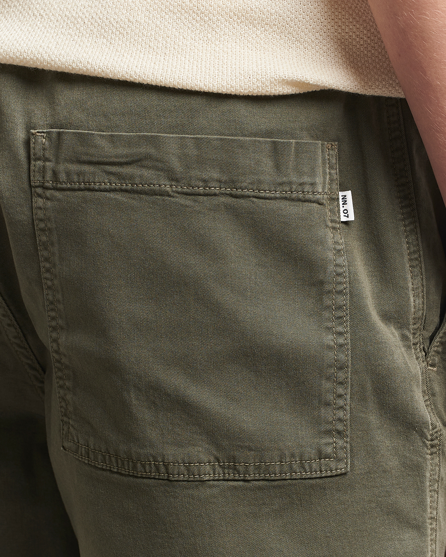 Heren | Korte broek | NN07 | Gregor Drawstring Shorts Capers Green