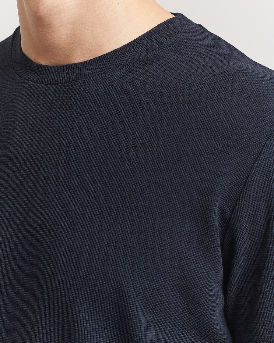 Heren | T-shirts | NN07 | Clive Crew Neck T-Shirt Navy Blue