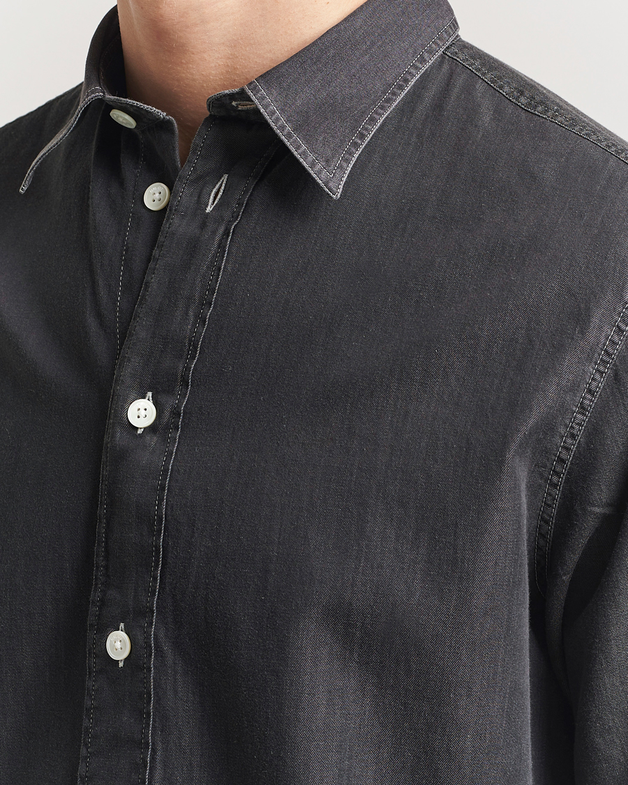 Heren | Overhemden | NN07 | Colby Denim Shirt Dark Grey