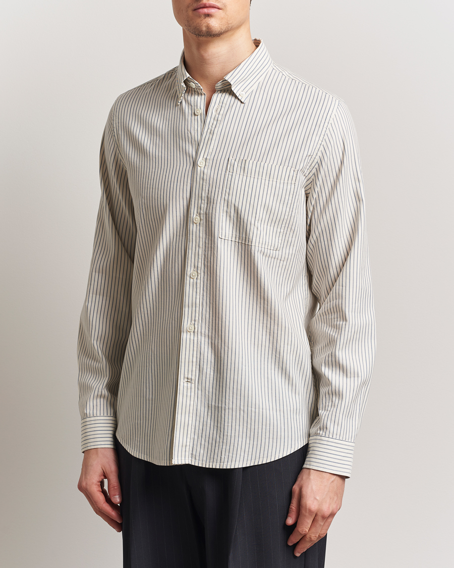 Heren | Overhemden | NN07 | Arne Tencel Shirt Sea Stripe