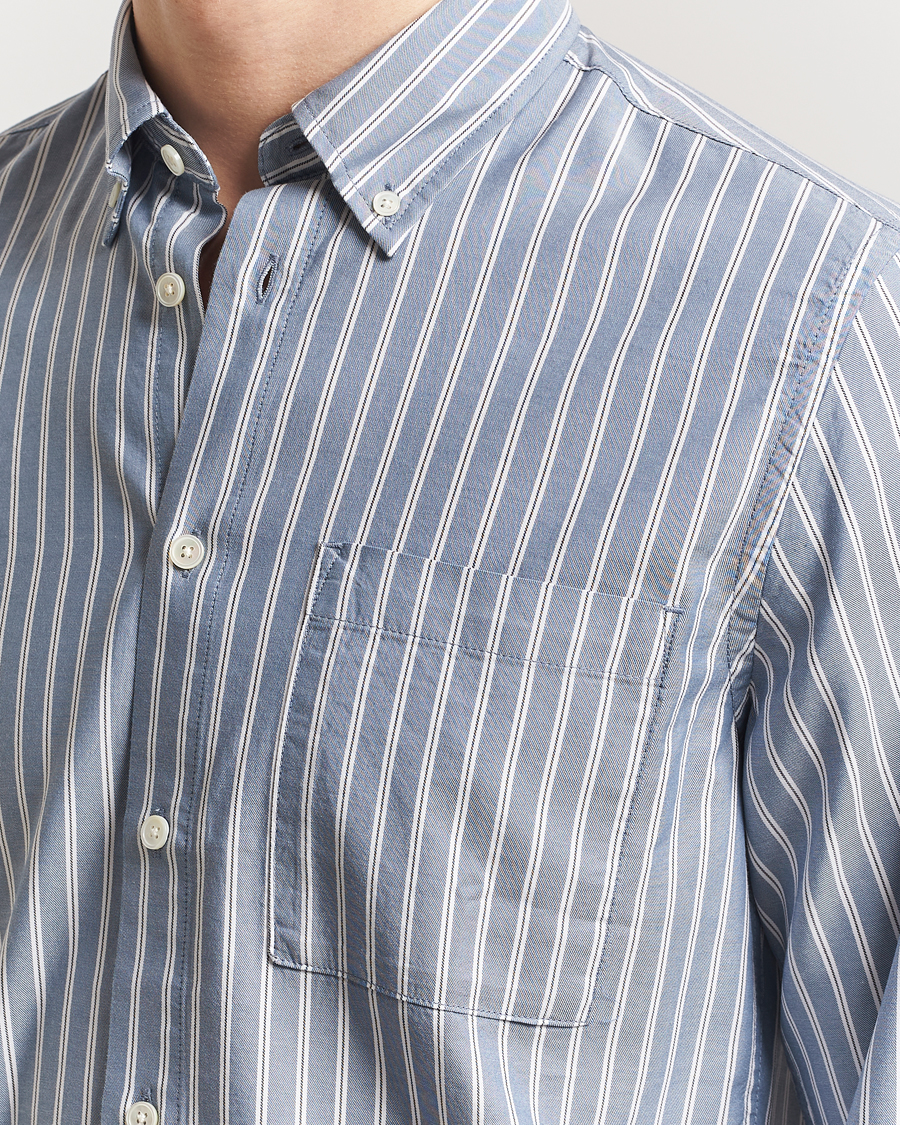 Heren | Overhemden | NN07 | Arne Tencel Shirt Multi Stripe