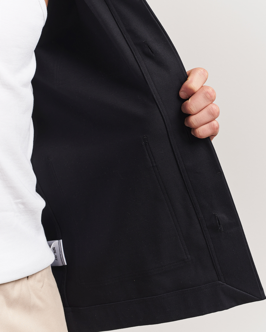 Heren | Overhemden | NN07 | Olav Pocket Overshirt Black
