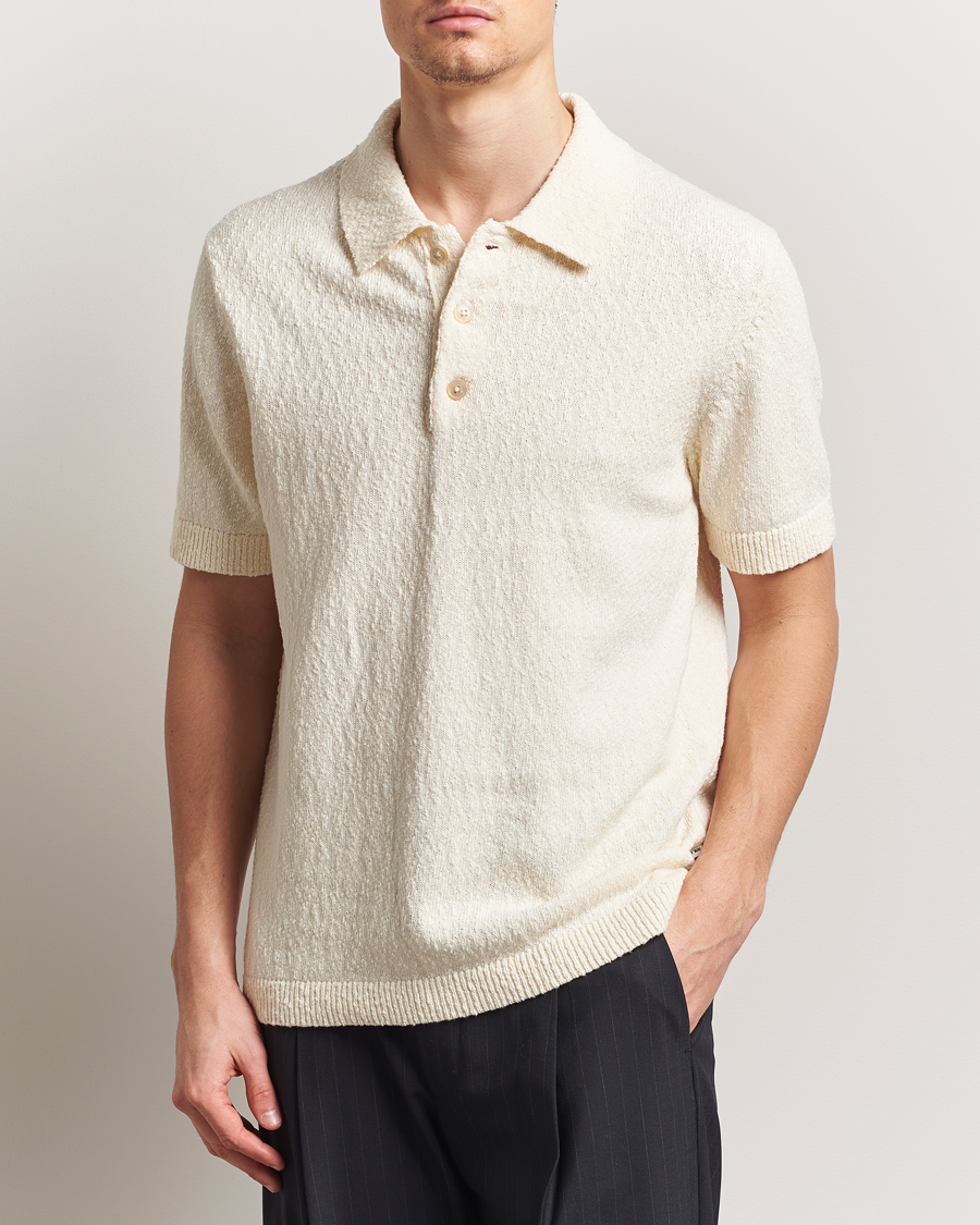 Heren | Polo's | NN07 | Randy Knitted Polo Ecru