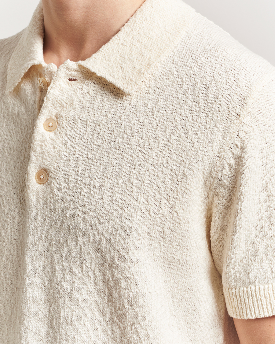 Heren | Polo's | NN07 | Randy Knitted Polo Ecru