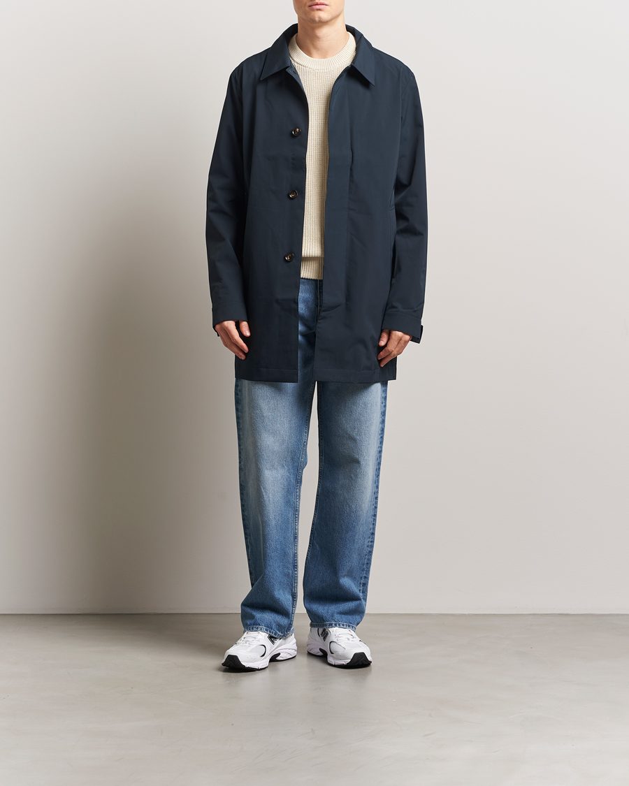 Heren | Jassen | NN07 | Kim Waterproof Car Coat Navy Blue