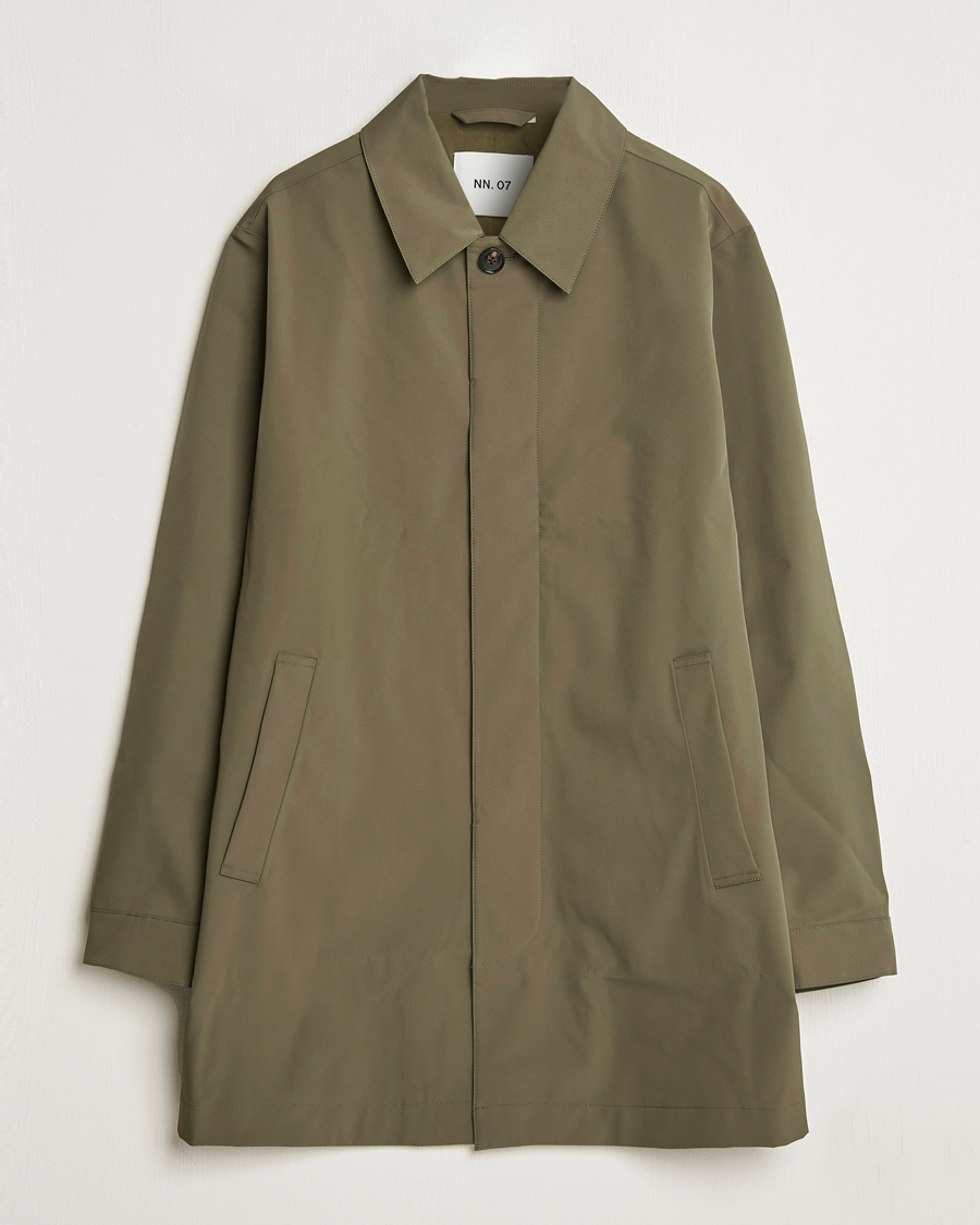 Heren | Jassen | NN07 | Kim Waterproof Car Coat Capers Green