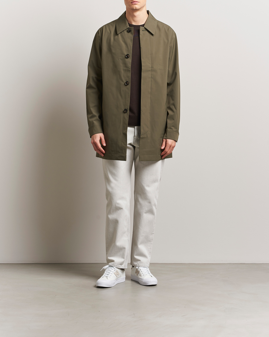 Heren | Jassen | NN07 | Kim Waterproof Car Coat Capers Green
