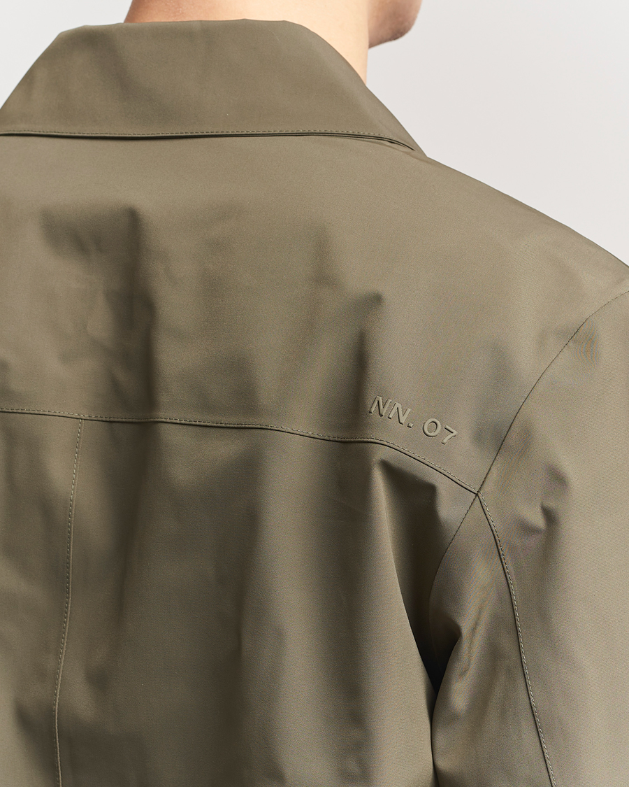 Heren | Jassen | NN07 | Kim Waterproof Car Coat Capers Green