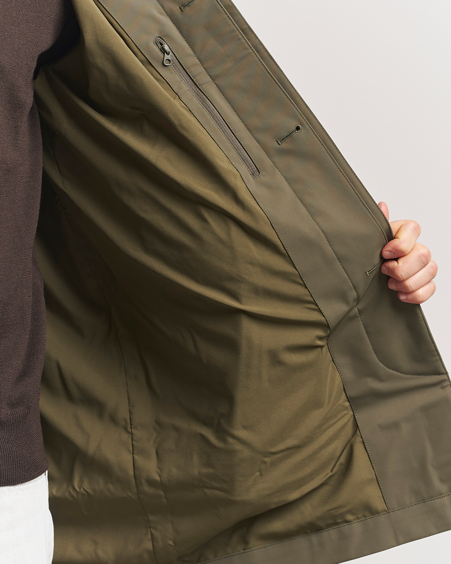 Heren | Jassen | NN07 | Kim Waterproof Car Coat Capers Green