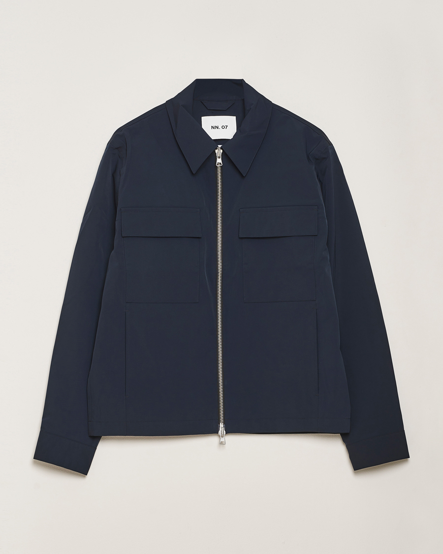 Heren | Jassen | NN07 | Alban Bomber Jacket Navy Blue