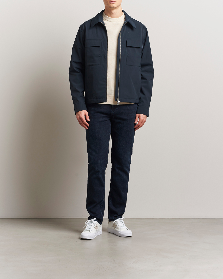 Heren | Jassen | NN07 | Alban Bomber Jacket Navy Blue