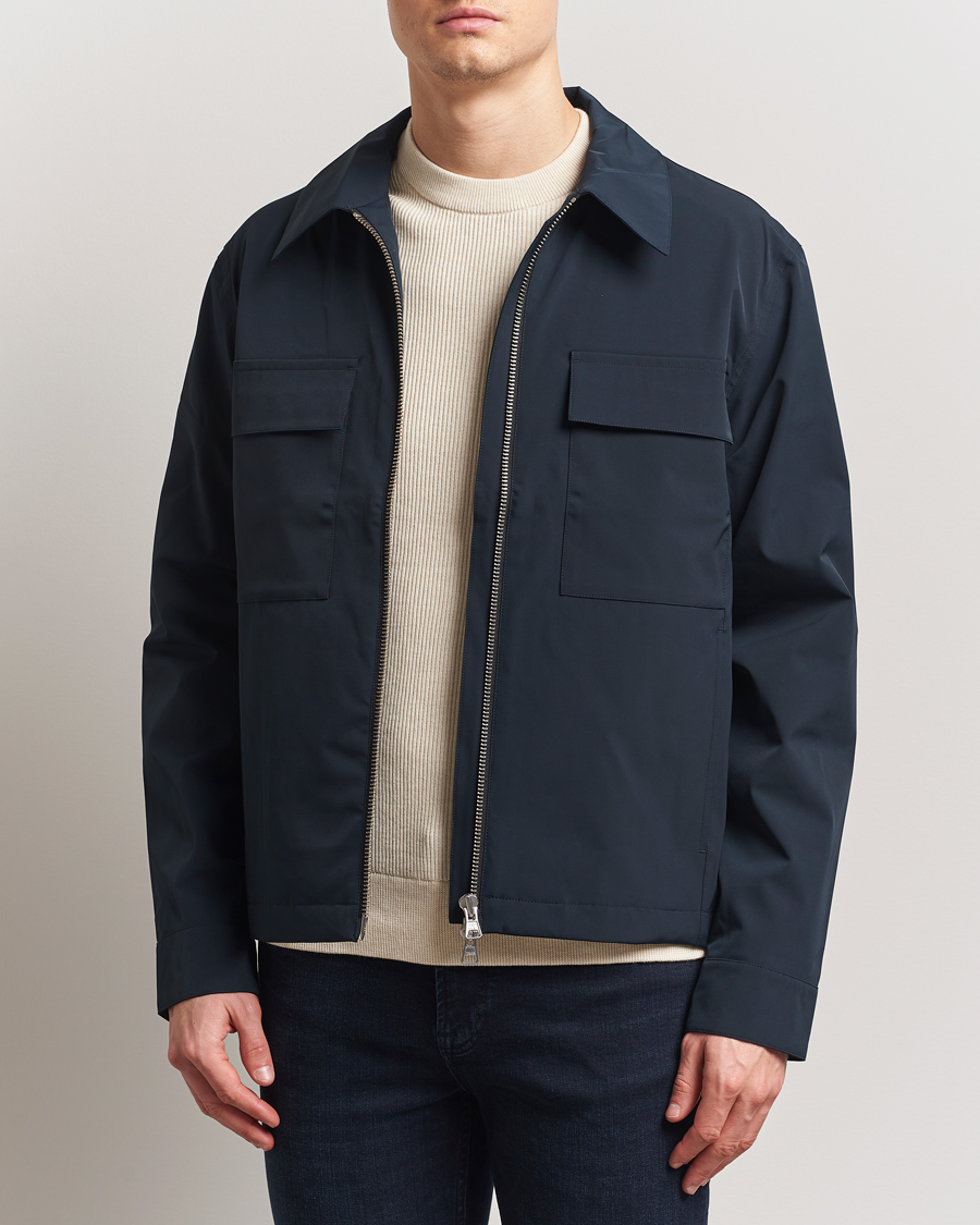 Heren | Jassen | NN07 | Alban Bomber Jacket Navy Blue
