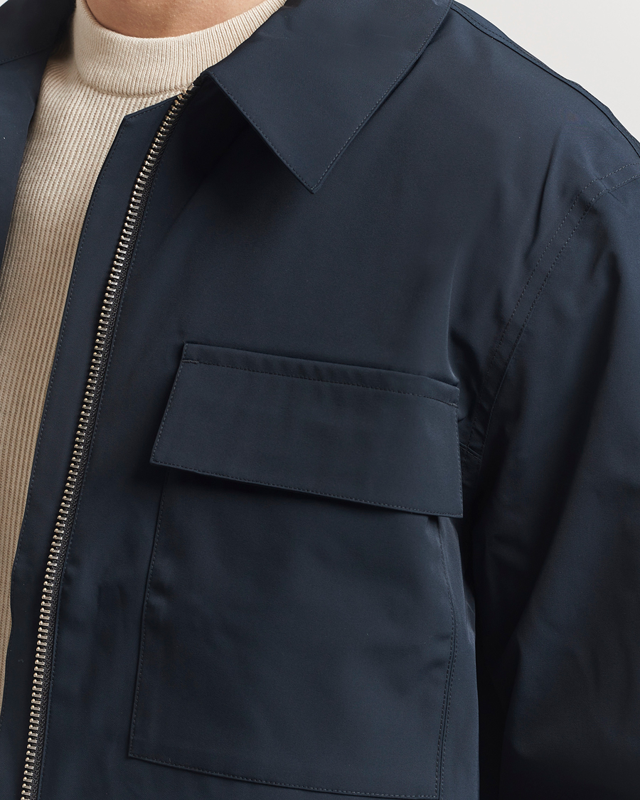 Heren | Jassen | NN07 | Alban Bomber Jacket Navy Blue