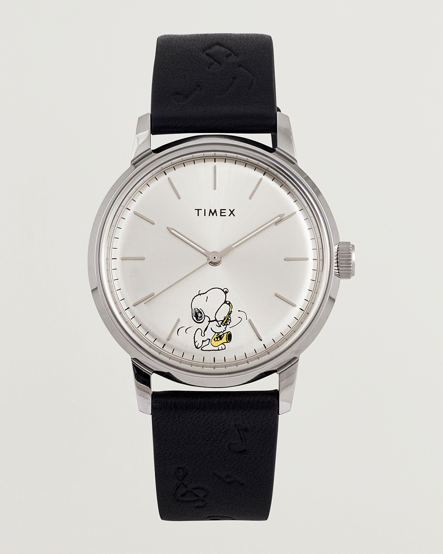 Heren | Timex Timex X Peanuts Marlin Snoopy Automatic 40mm Silver Dial | Timex | X Peanuts Marlin Snoopy Automatic 40mm Silver Dial