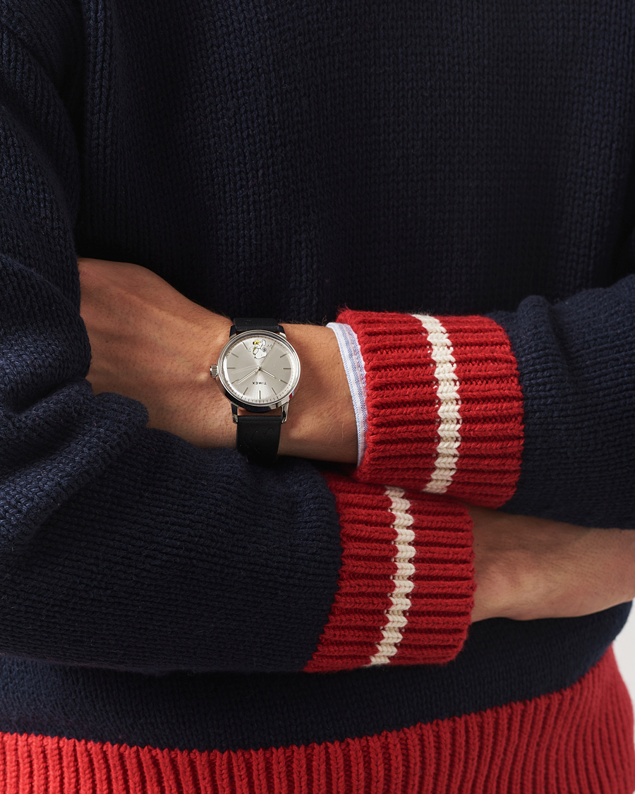 Heren | Timex Timex X Peanuts Marlin Snoopy Automatic 40mm Silver Dial | Timex | X Peanuts Marlin Snoopy Automatic 40mm Silver Dial