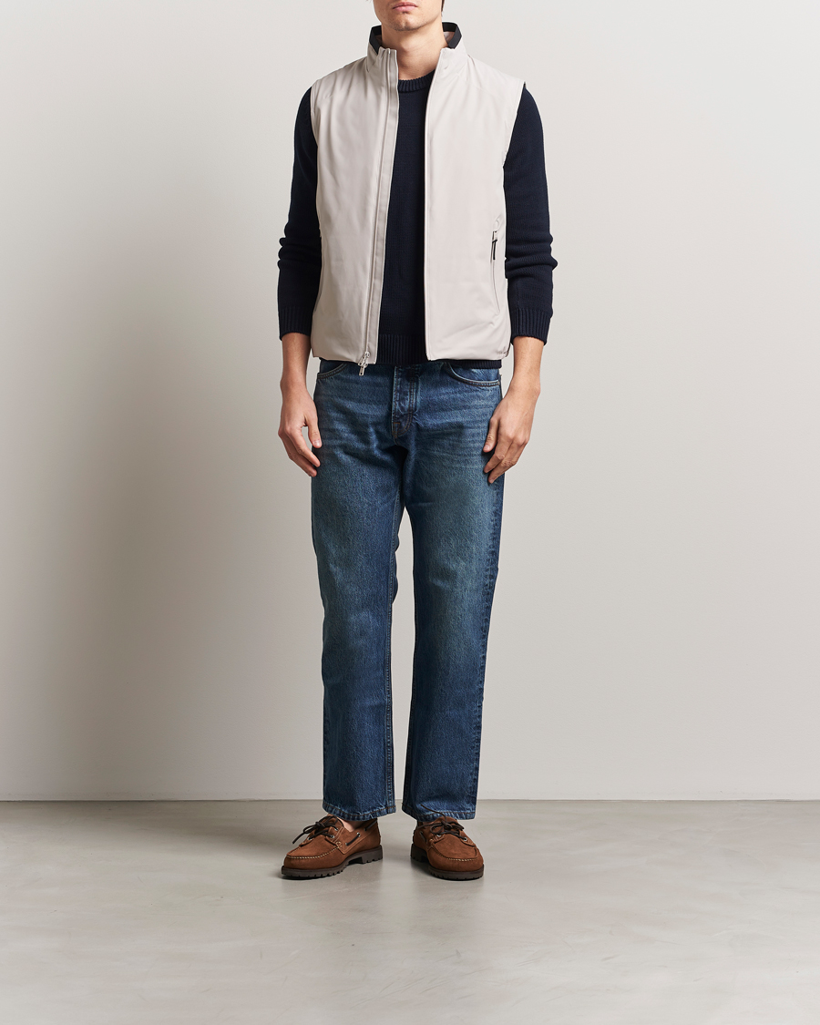 Heren | Gilets | Woolrich | Sailing Two Layer Vest Dove