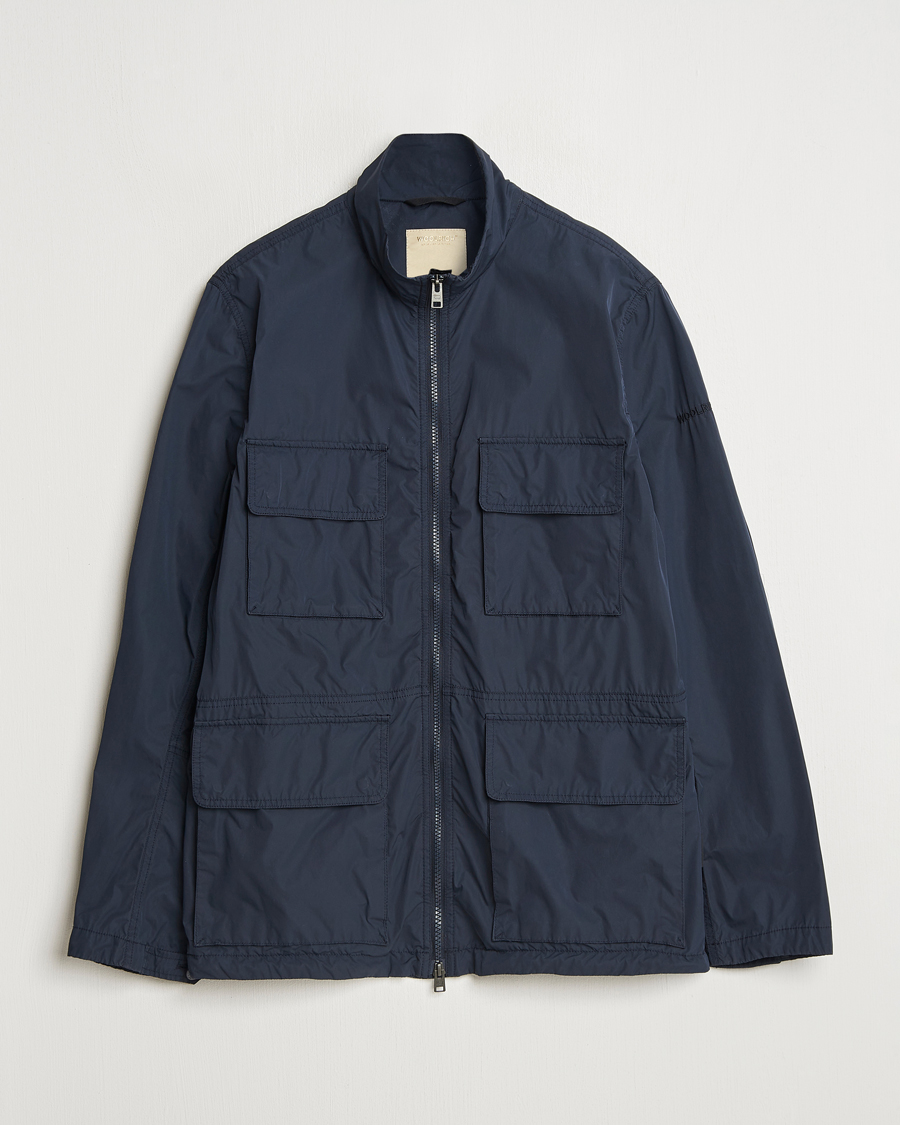 Heren | Jassen | Woolrich | Urban Field Jacket Melton Blue