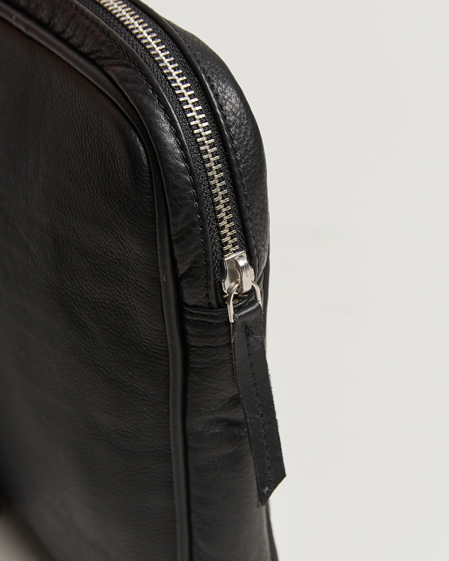Heren | Tassen | LES DEUX | Leather Laptop Sleeve Black