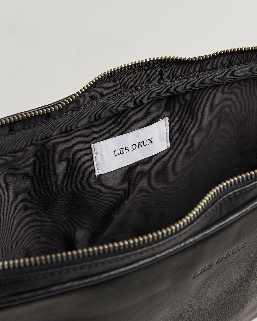 Heren | Tassen | LES DEUX | Leather Laptop Sleeve Black