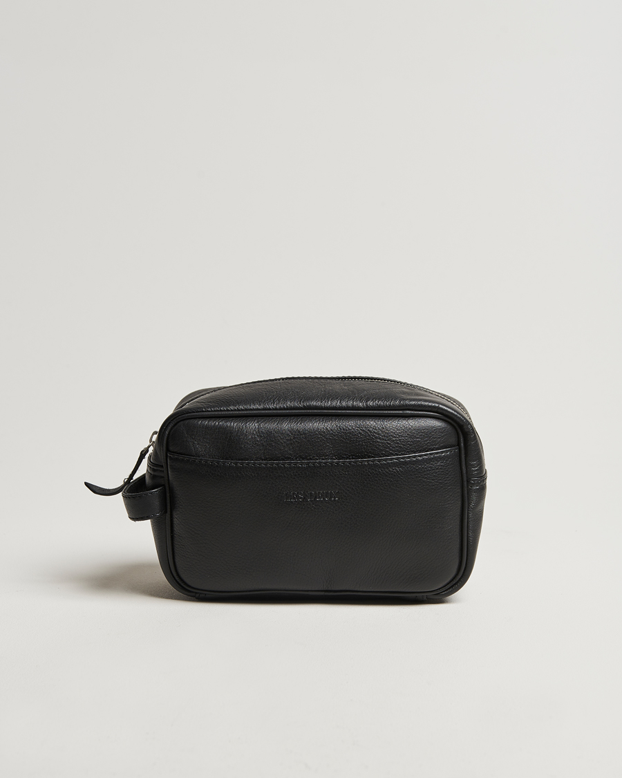 Heren | Tassen | LES DEUX | Leather Washbag Black