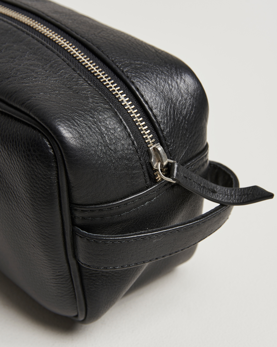 Heren | Tassen | LES DEUX | Leather Washbag Black