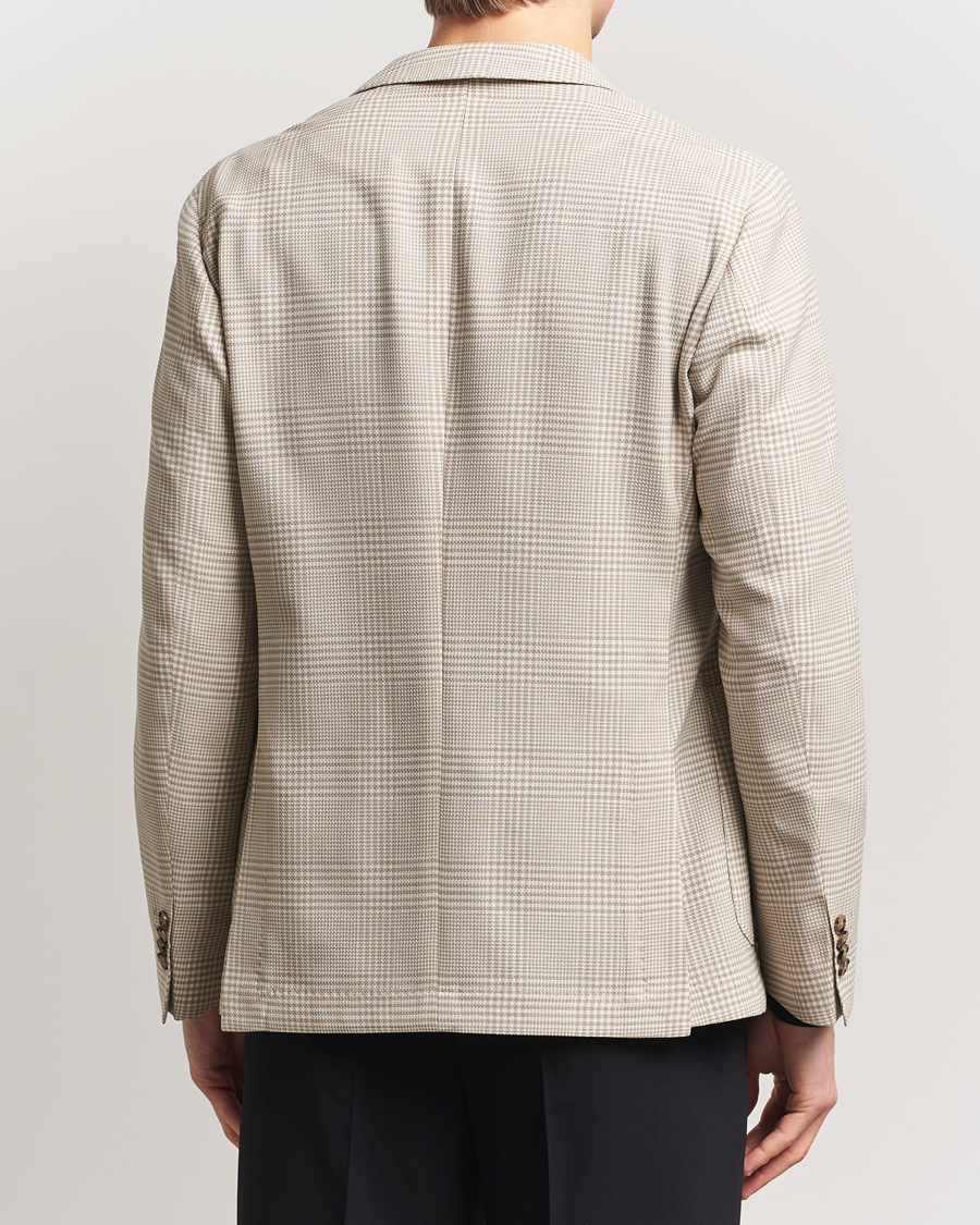 Heren | Blazers | BOSS BLACK | Hanry Wool Checked Blazer Light Beige
