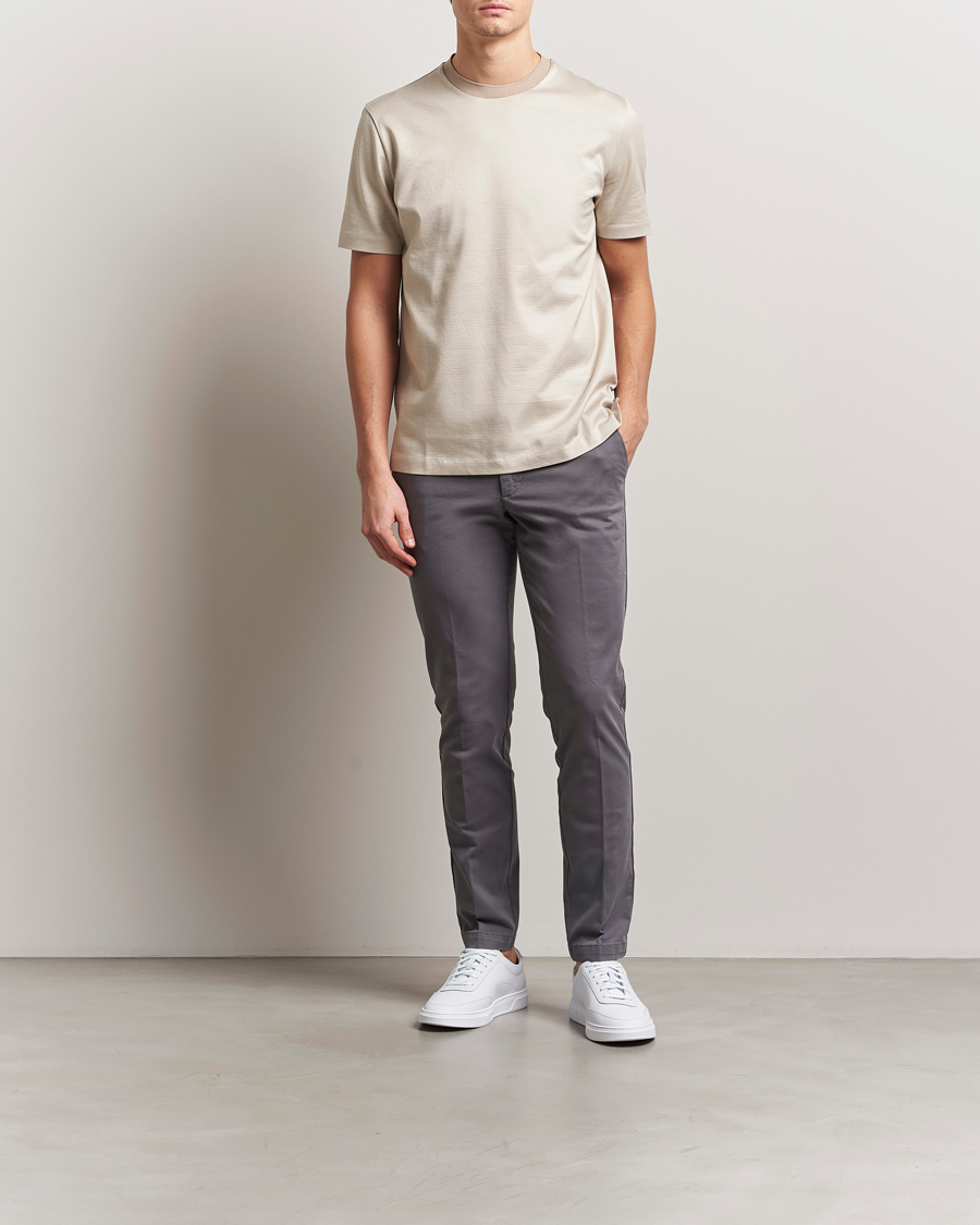 Heren | Broeken | BOSS BLACK | Kaito1 Cotton Chinos Dark Grey