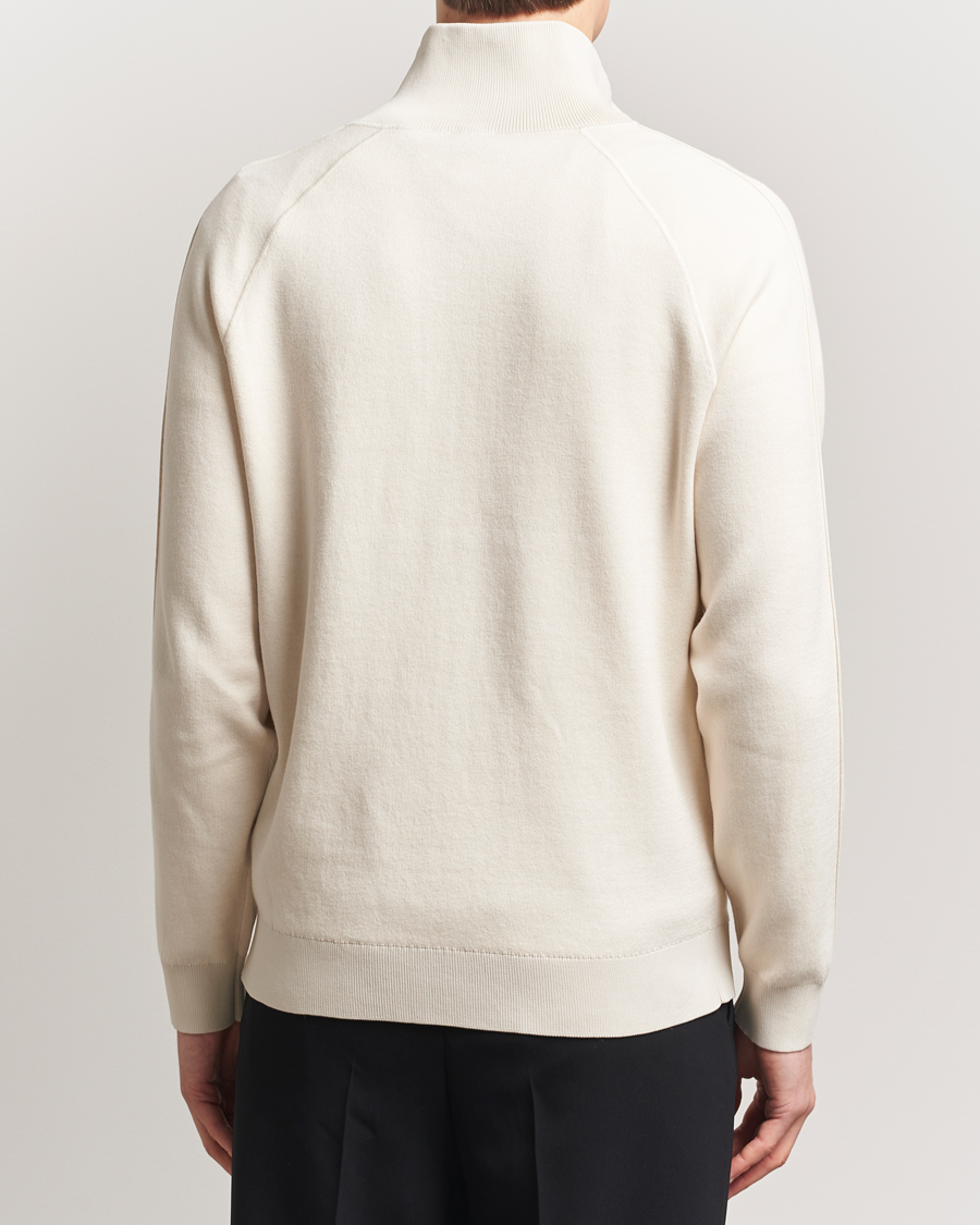 Heren | Truien | BOSS BLACK | Domico Knitted Full Zip Open White