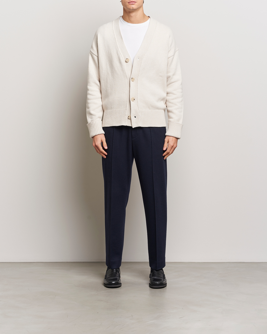 Heren | Truien | BOSS BLACK | Bellaco Knitted Cardigan Open White