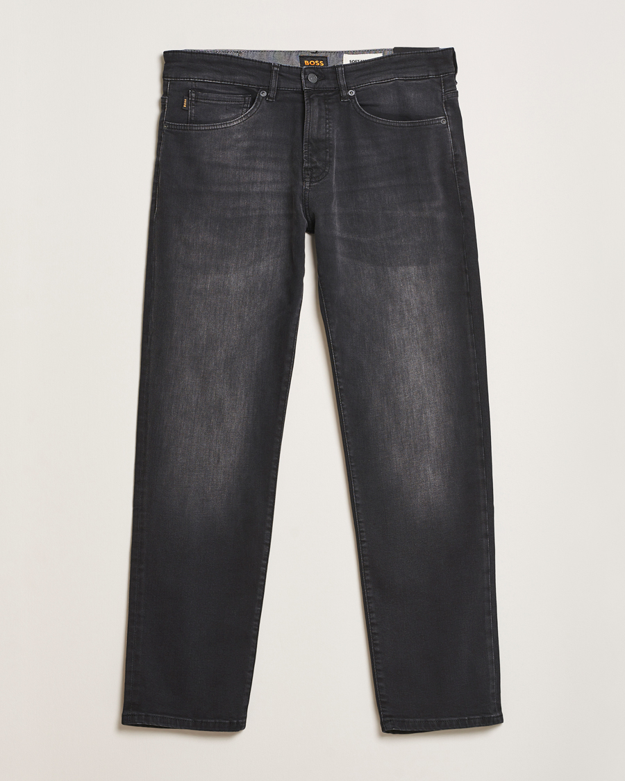 Heren | Jeans | BOSS ORANGE | Re.Maine Jeans Washed Black