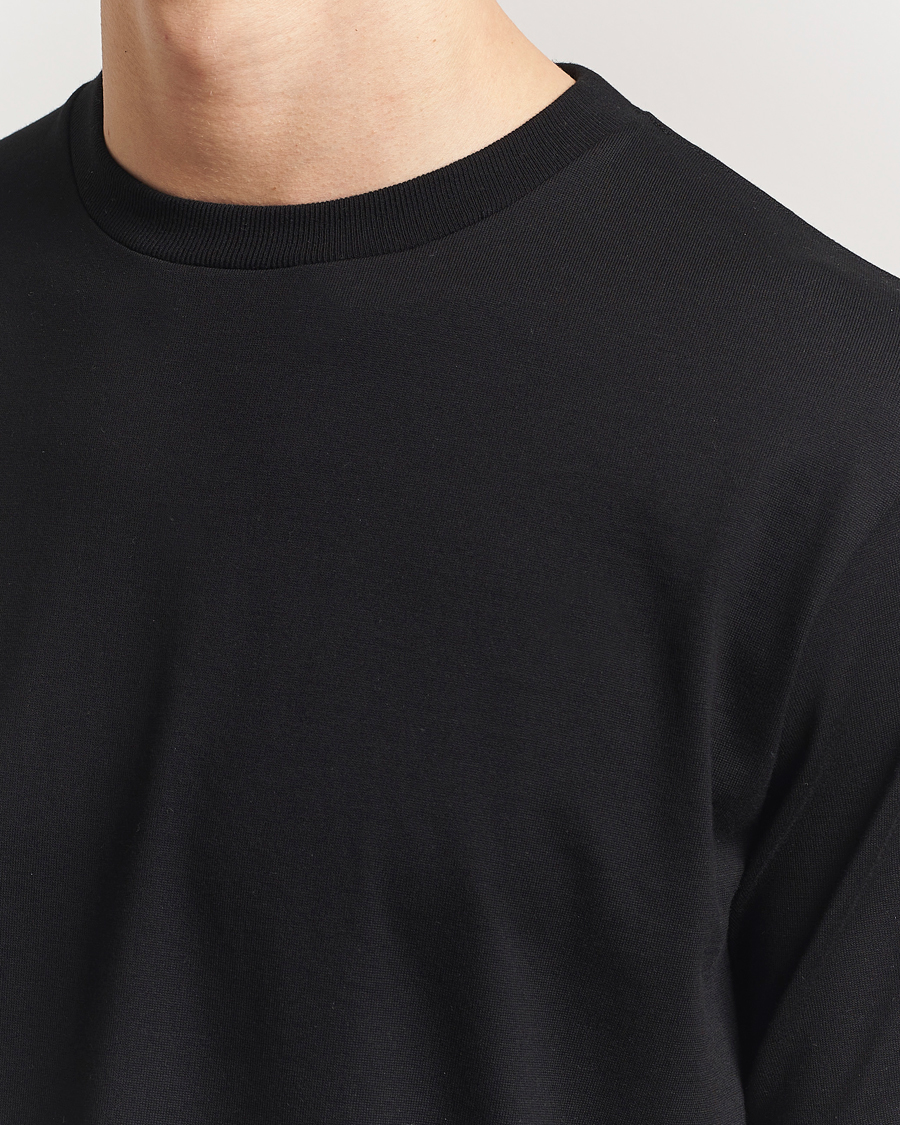 Heren | T-shirts | Auralee | Luster Plating T-Shirt Black