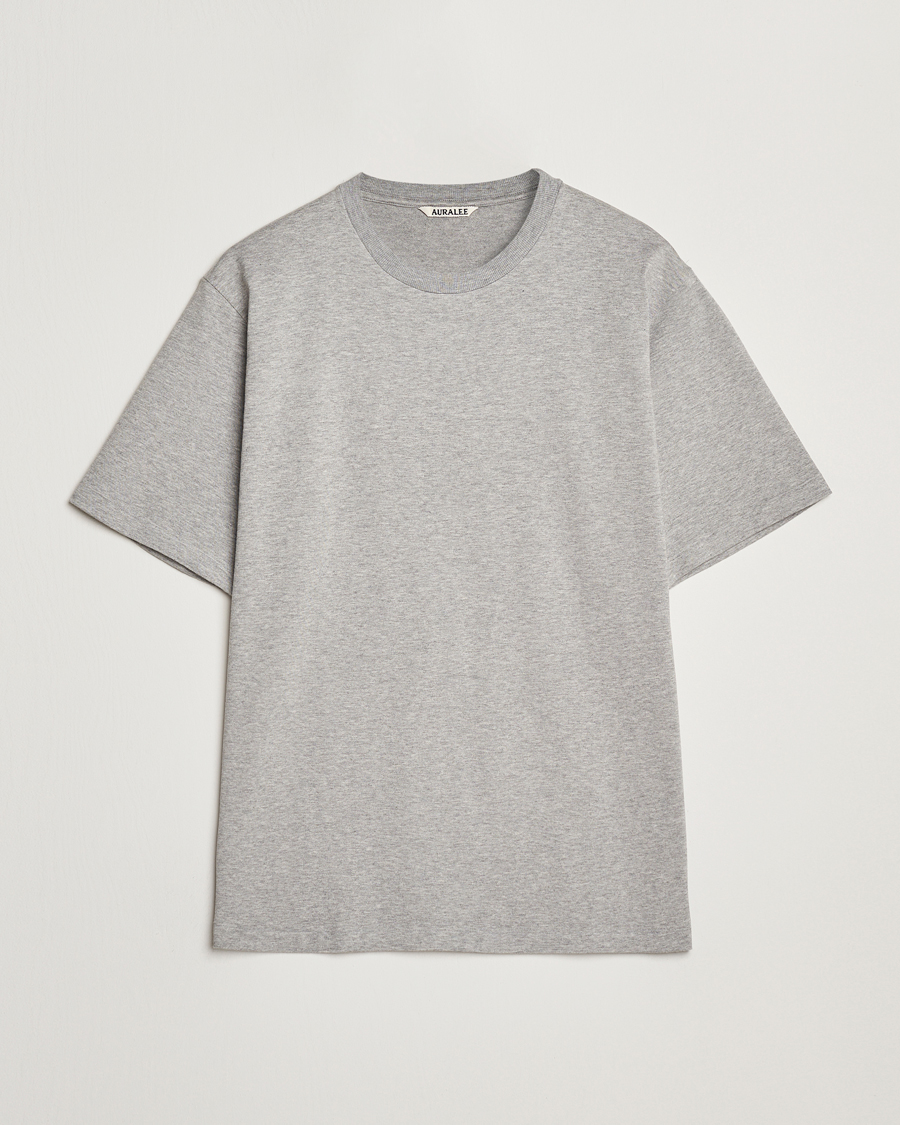 Heren | T-shirts | Auralee | Luster Plating T-Shirt Top Gray