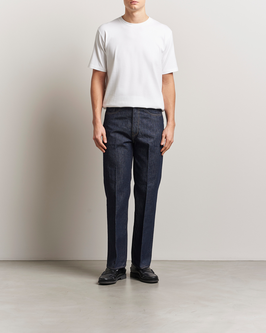 Heren | T-shirts | Auralee | Luster Plating T-Shirt White