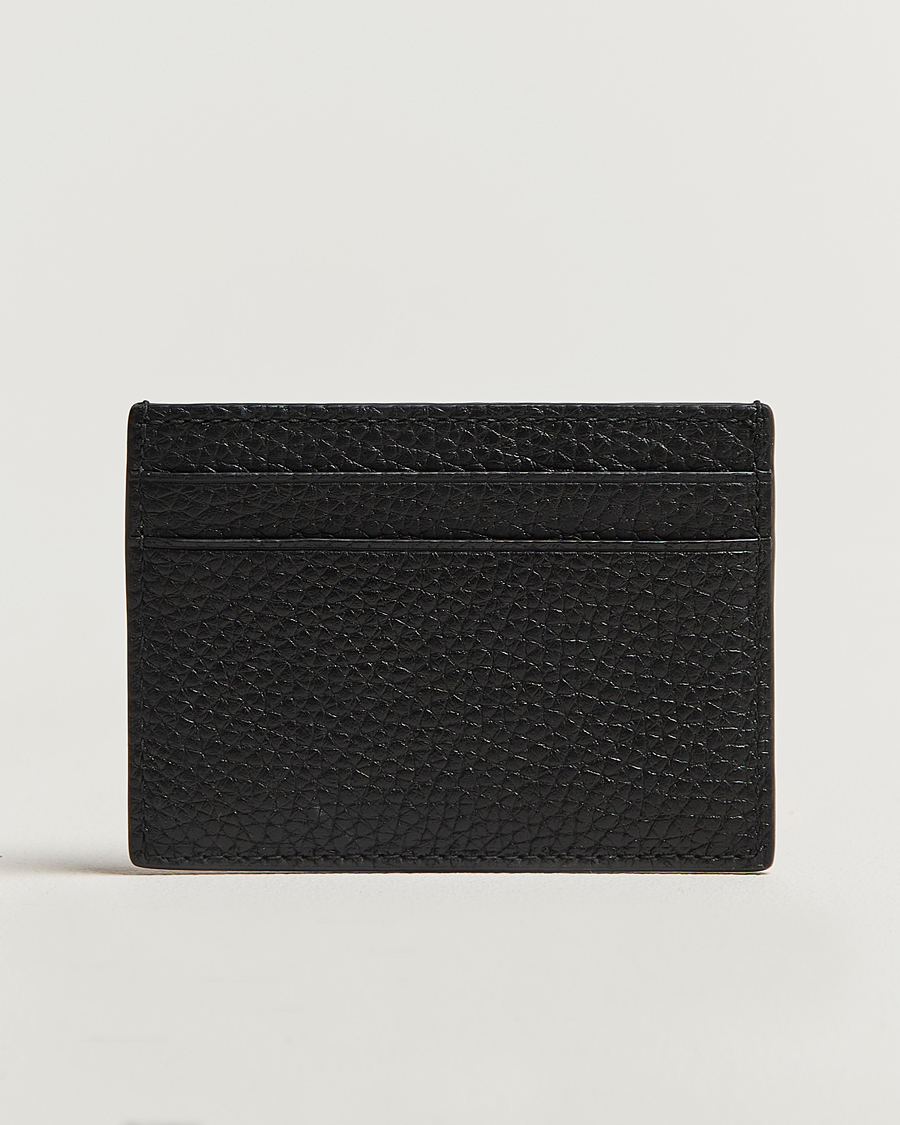 Heren | Portemonnees | Bally | RBN Leather Card Case Black