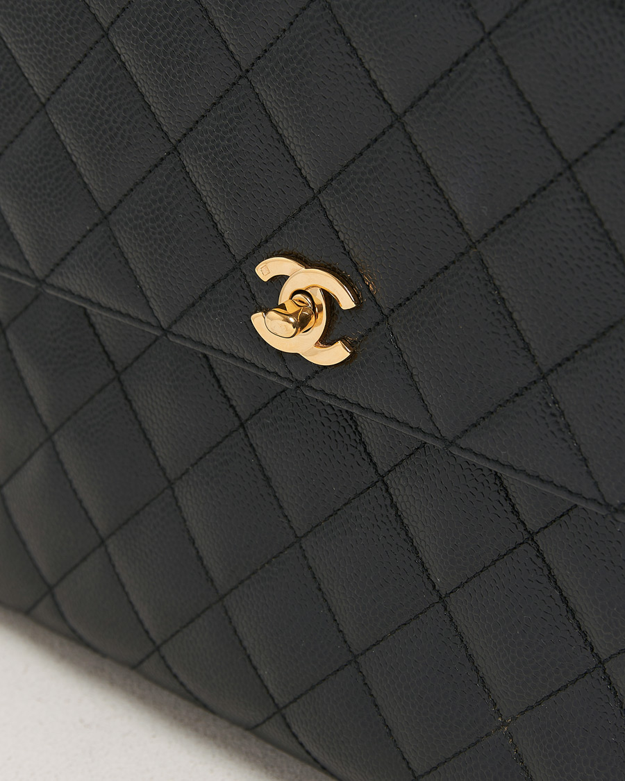 Heren | Gifts for Her | Chanel Pre-Owned | Kelly Top Handle Bag Black Caviar