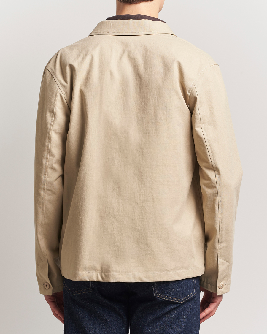 Heren | Jassen | A.P.C. | Rodney Textured Cotton Overshirt Beige