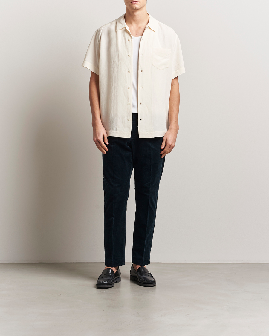 Heren | Overhemden | A.P.C. | Roy Woven Short Sleeve Shirt Ecru