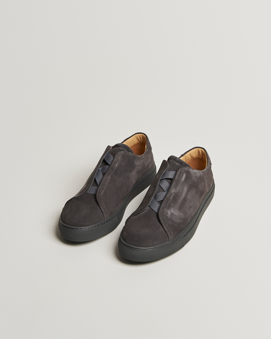 Heren | Sneakers | Myrqvist | Alnö Sneakers Grey Suede
