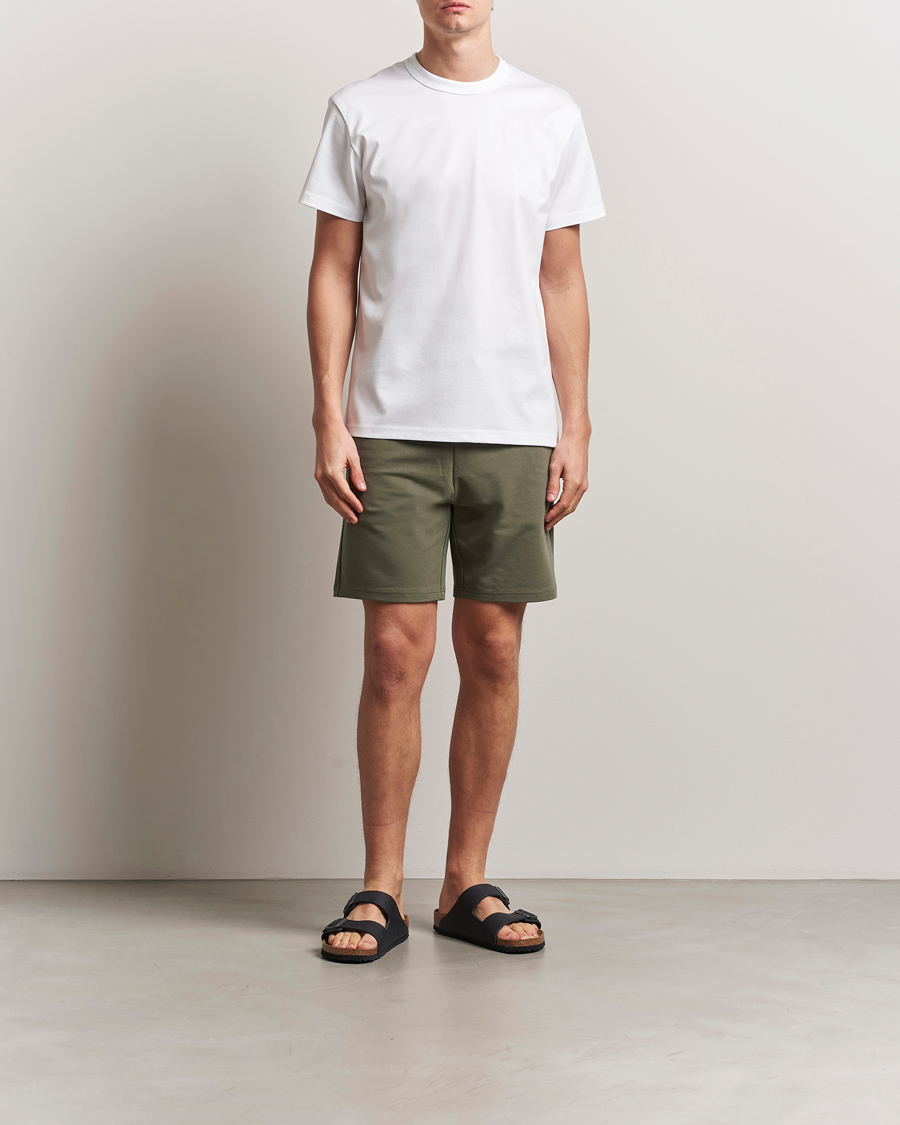 Heren | Korte broek | Bread & Boxers | Loungewear Shorts Khaki Green
